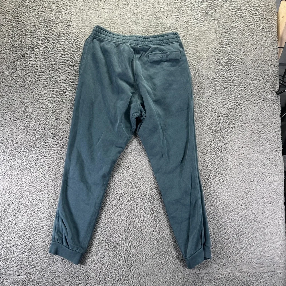 Vintage Nike Sweatpant Mens L Green Jogger Tapered Fleece-Lined Activewear Gym